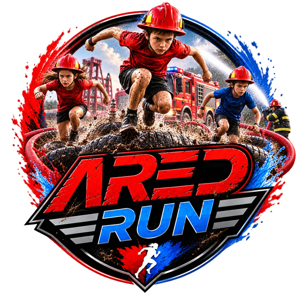 ARED RUN 2026 – Pompier pentru o zi — sigla ediției